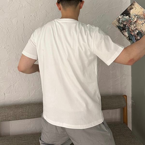 n級 おすすめモンクレール ロゴ Tシャツ 半袖 コットン パロディ mod84988